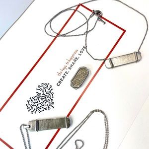 🔐 KEEP Collective Silver Pavè & ID Tag